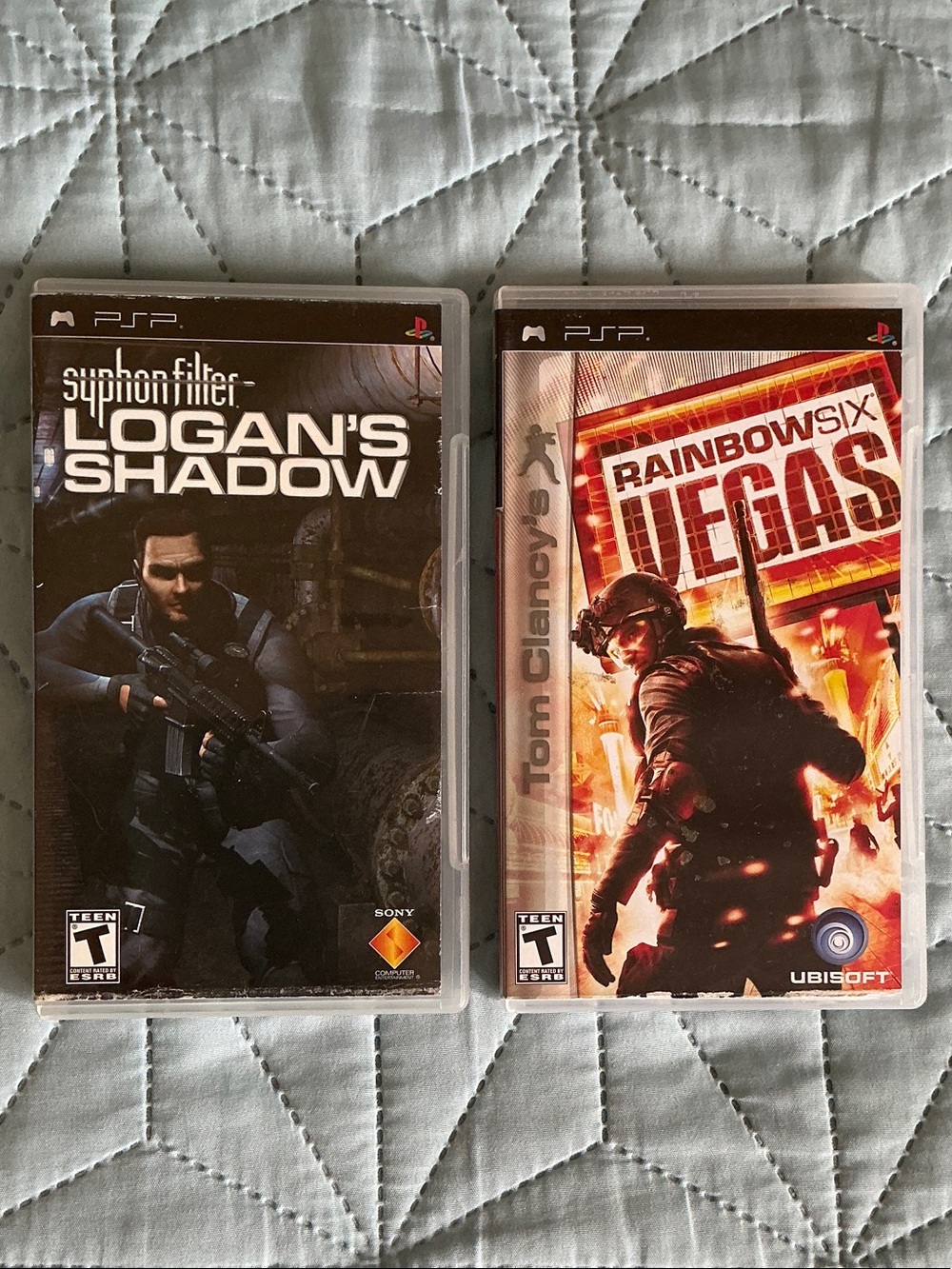 Sony PSP Games: Syphon Filter Logan's Shadow and Rainbow Six: Vegas